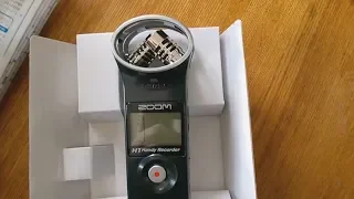 Распаковка и тест микрофона Zoom H1
