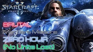 Starcraft II: Wings of Liberty - Brutal - Mar Sara - Mission 3: Zero Hour A (No Units Lost)