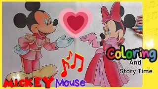 Mickey Mouse | May I Have This Dance? Mickey Asks Minnie to Twirl! #mickeymouse #coloringstory