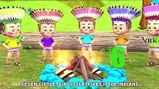 Ten Little Indians Nursery Rhymes & Kids Songs Cartoons For Children