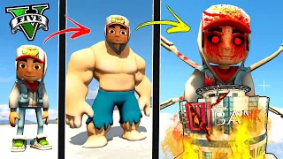 ATUALIZEI o JAKE FRACO até o JAKE nível MONSTRO no GTA 5 ! ( Subway Surf / NO COIN )