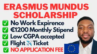 How to apply for Fully Funded Erasmus Mundus Scholarship 2024