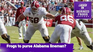 The TCU Horned Frogs should chase an Alabama transfer lineman in the portal.