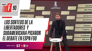 ¡DEBATE PICANTE! Todo lo que dejaron los sorteos de la Libertadores y Sudamericana en #ESPNF90