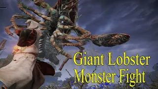 Elden Ring 2022 - Giant Lobster Monster Fight