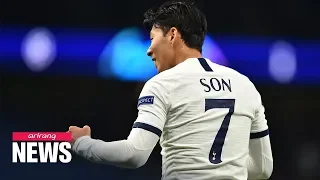 Tottenham Hotspur striker Son Heung-min scores twice against Red Star Belgrade in UCL