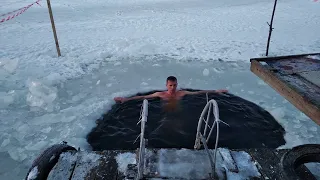 Моржевание! Winter swimming!