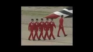 USAF Thunderbirds Pre Flight Walk Down