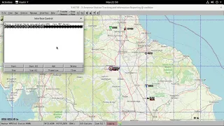 Displaying APRS objects on a map using Gqrx, direwolf and XASTIR