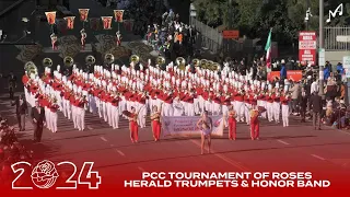 2024 PCC Tournament of Roses Herald Trumpets & Honor Band - 2024 Pasadena Rose Parade