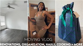 MOVING VLOG 2 | HOME RENOVATIONS, HOME ORGANIZATION, AMAZON HAULS, COOKING + MORE | KENSTHETIC