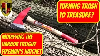 Harbor Freight Fireman's Hatchet Modifications