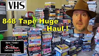 848 VHS Tapes Huge Haul!