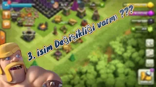 3  İSİM DEGİŞTİRME HAKKI NASIL ALINIR CLASH OF CLANS