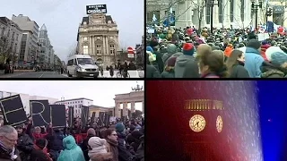 Ces pays qui manifestent en hommage aux victimes des attentats en France