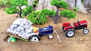 diy mini tractor trolley loading new technology |science project | @pateltoys215