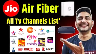 Jio Air Fiber All Tv Channels List'| Jio Air Fiber Set Top Box