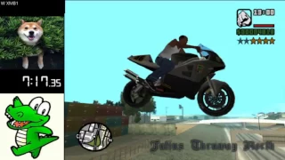 GTA:SA - 69/70 Stunt Jumps in 1:03:49 (OLD)