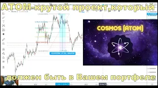 Atom(Cosmos) большие перспективы и реальный кандидат на иксы-обзор долгосрочного горизонта цены
