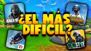 ¿CUAL ES EL BATTLE ROYAL MOVIL MAS DIFICIL?