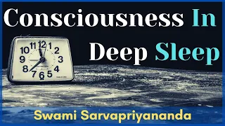 Consciousness in Deep Sleep | Swami Sarvapriyananda