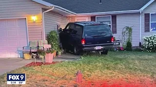 Suspect intentionally drove SUV into Cold Spring home, police say | FOX 9 KMSP