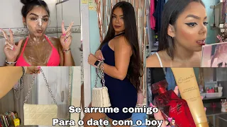 Se arrume comigo para o date com o boy *MOSTREI TUDO*!👩🏻‍❤️‍👨🏻💁🏻‍♀️