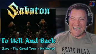 SABATON "To Hell And Back" 🇸🇪 Live - The Great Tour - Antwerp | DaneBramage Rocks Reaction