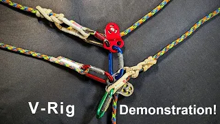 V-RIG Demonstration: Learning This MOVING ROPE System (MRS) Technique!