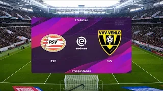 PSV Eindhoven vs VVV-Venlo | 2019-20 Eredivisie | PES 2020