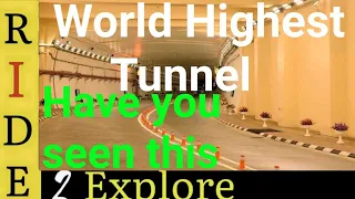 Manali to Lahaul during Snowfall via Atal Tunnel | India's Most Beautiful Highway trip | tunnel