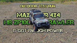 OUTDOOR TEST RUN | MAX TIGER 4X4 HB ZP1001 RC CRAWLER SCALE 1/10 | TRAXXAS TRX4 CLONE (2021)