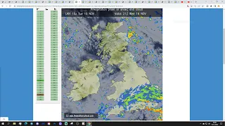 UK Weather Forecast: Another Deluge Pushing Northwards Tonight (Wednesday 16th November 2022)