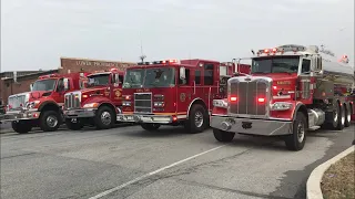 Tankers Responding To A 3rd Alarm Building Fire - Lower Providence