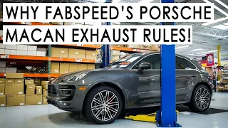 Porsche Macan 2014-2018 | Fabspeed Slip-On Sport Exhaust | Comparing the Stock Exhaust to Fabspeed