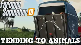 Farming Simulator 19 Tending To Animals Trailer & Trailer Breakdown