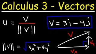 Calculus 3 - Intro To Vectors