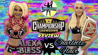 WWE Showdown Alexa Bliss vs. Charlotte Flair: WWE Figure Review