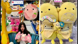 Successful  Squishmallow Hunting at the mall | Nomi clip, COWS, bigfoots, & more 🩷🩷