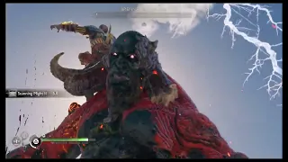BRENNA BANAMADR Fire Troll Boss Fight - God of War Ragnarok