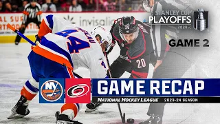 Gm 2: Islanders @ Hurricanes 4/22 | NHL Highlights | 2024 Stanley Cup Playoffs