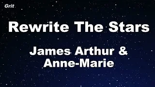 Rewrite The Stars - Anne-Marie & James Arthur Karaoke 【No Guide Melody】 Instrumental