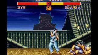 Street Fighter II Turbo: Hyper Fighting (SNES) Intro