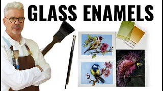 Painting Enamels on Glass