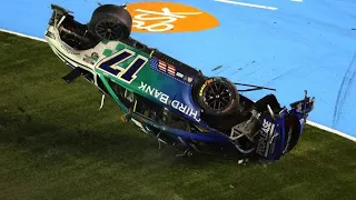 CHRIS BUESCHER MASSIVE BARREL ROLL - 2022 NASCAR CUP SERIES COKE 600 AT CHARLOTTE