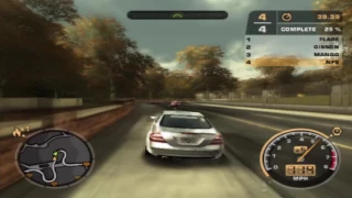 Need for Speed: Most Wanted Gameplay Walkthrough - Mercedes-Benz CLK 500 Speedtrap Test Drive