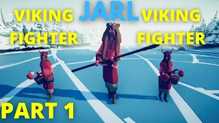 TABS | Jarl + 2 Viking Fighter VS Every Unit 1/2 (Same Price)