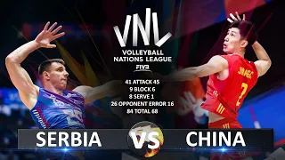 Serbia vs China | Men's VNL 2023