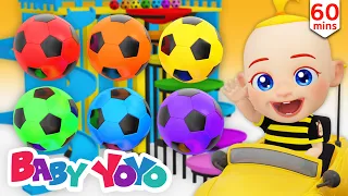 The Colors Song (Color Balls Slider) + more nursery rhymes & Kids songs -Baby yoyo