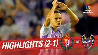 Highlights Real Valladolid vs Levante UD (2-1)